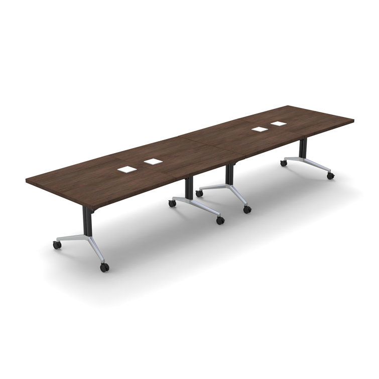 Inbox Zero 14 Person Conference Meeting Tables 2 piece Complete Set